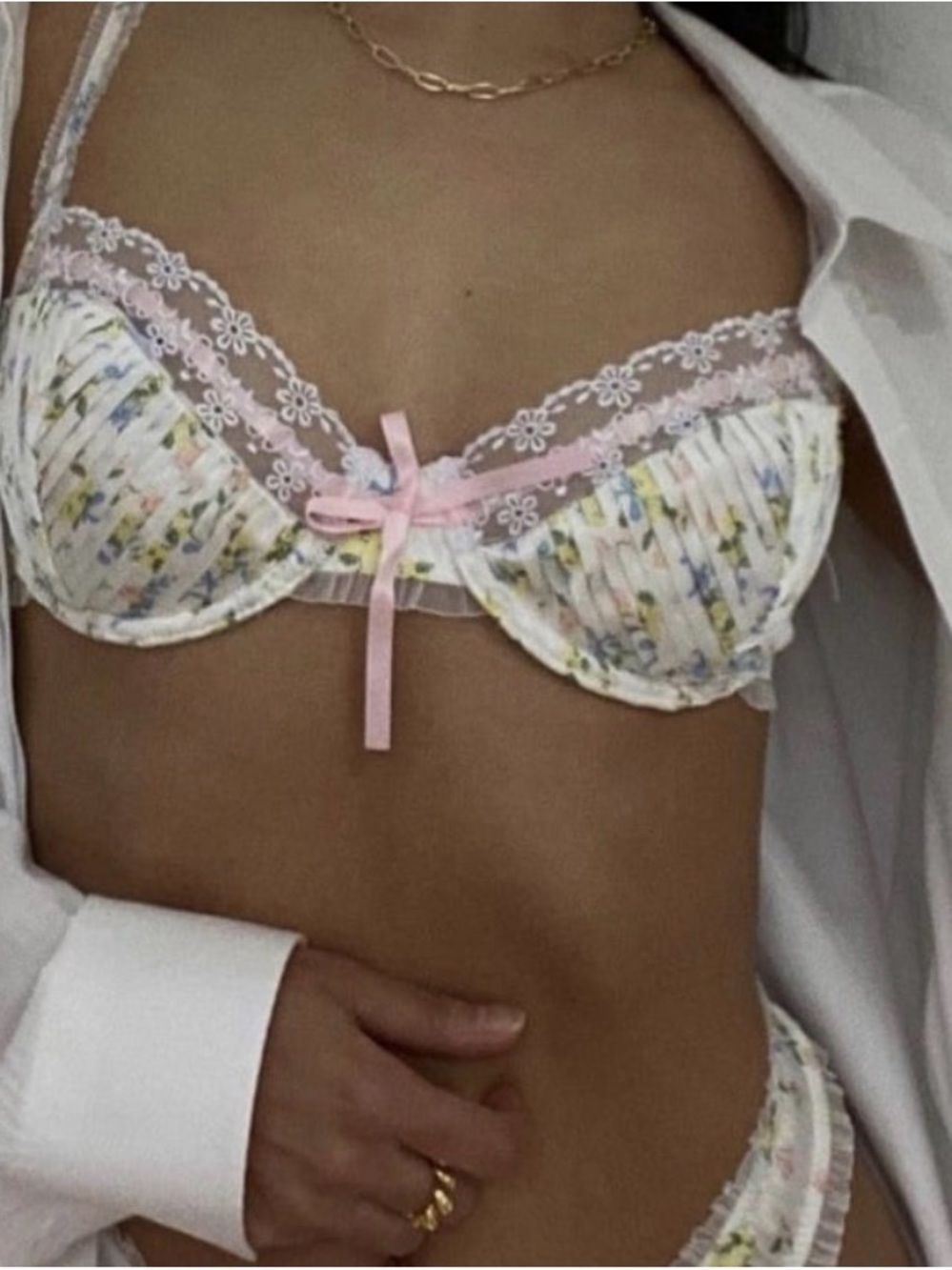 NWT For love and lemons Charolette bra
